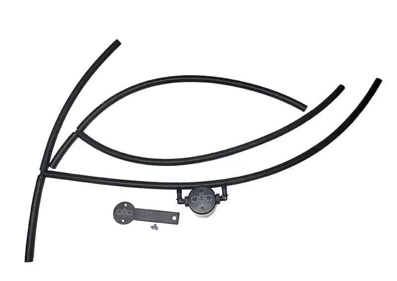 3108P-B J&L 16-21 Nissan Titan 5.6L Passenger Side Oil Separator 3.0 – Black Anodized