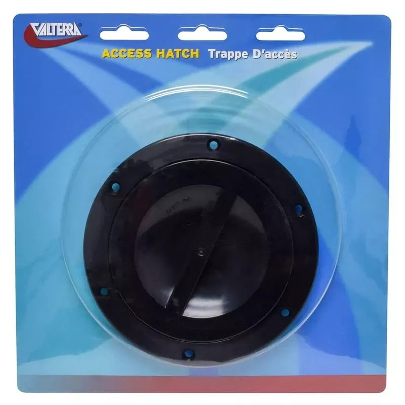 4 ” Access Hatch Black Card
