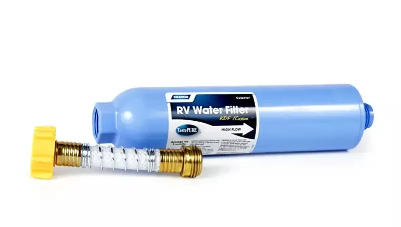 40043 Camco Fresh Water Filter Fits Standard Garden Hose Female