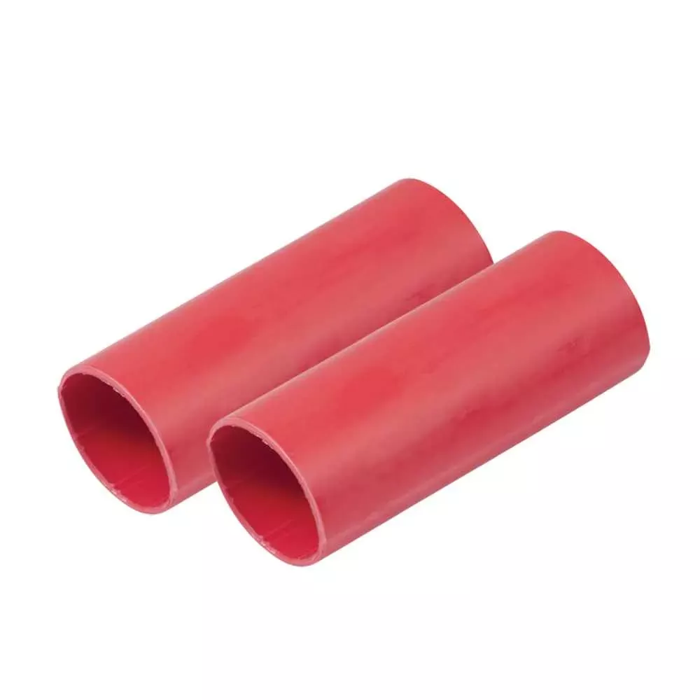 Battery Cable Adhesive Lined Heavy Wall Battery Cable Tubing (BCT) – 1 ” x 3 ” – Red – 2 Pieces