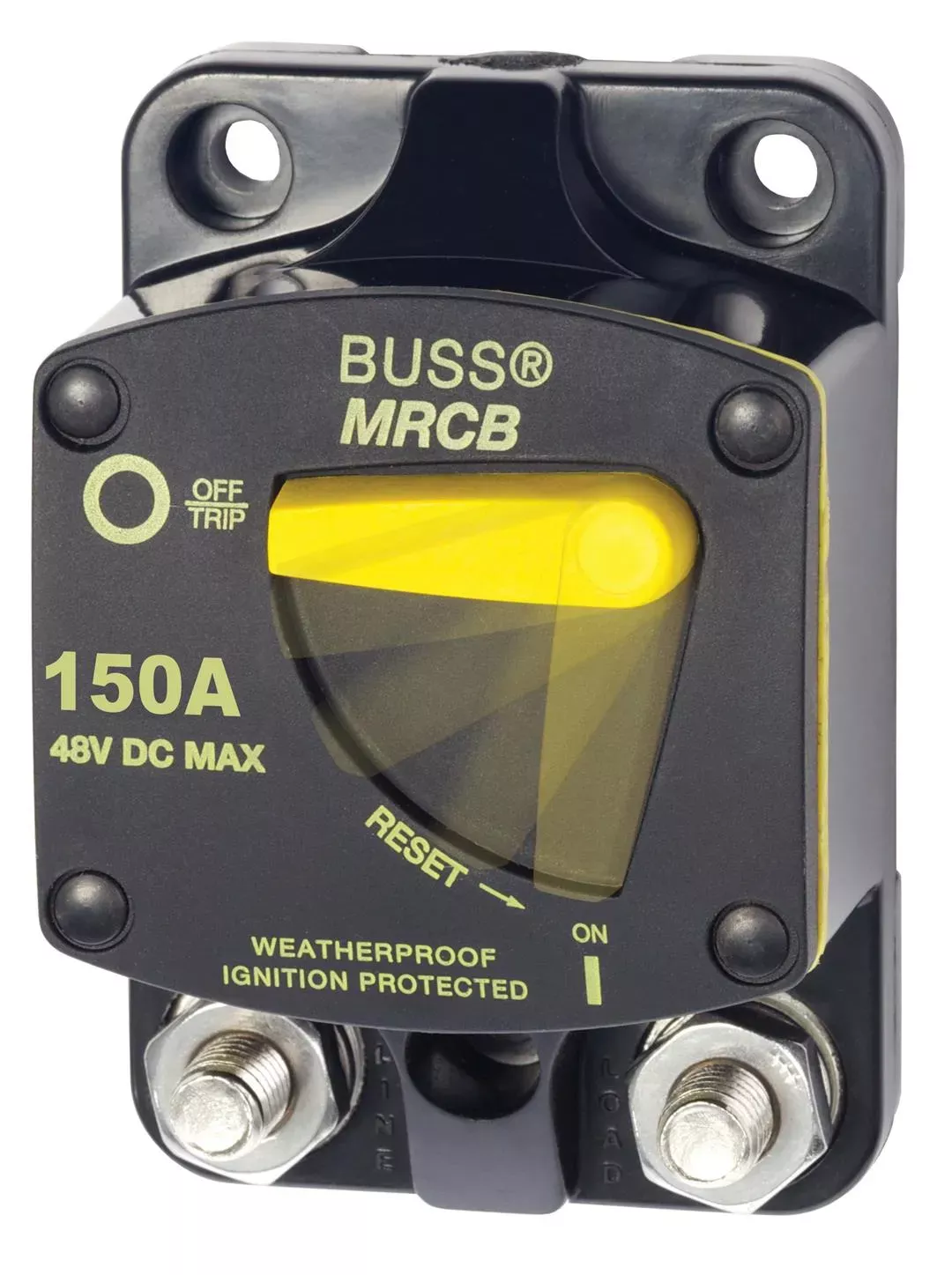 Blue Sea Systems 7148 187 Series DC Circuit Breaker – Surface Mount, 150 Amps 7148BSS