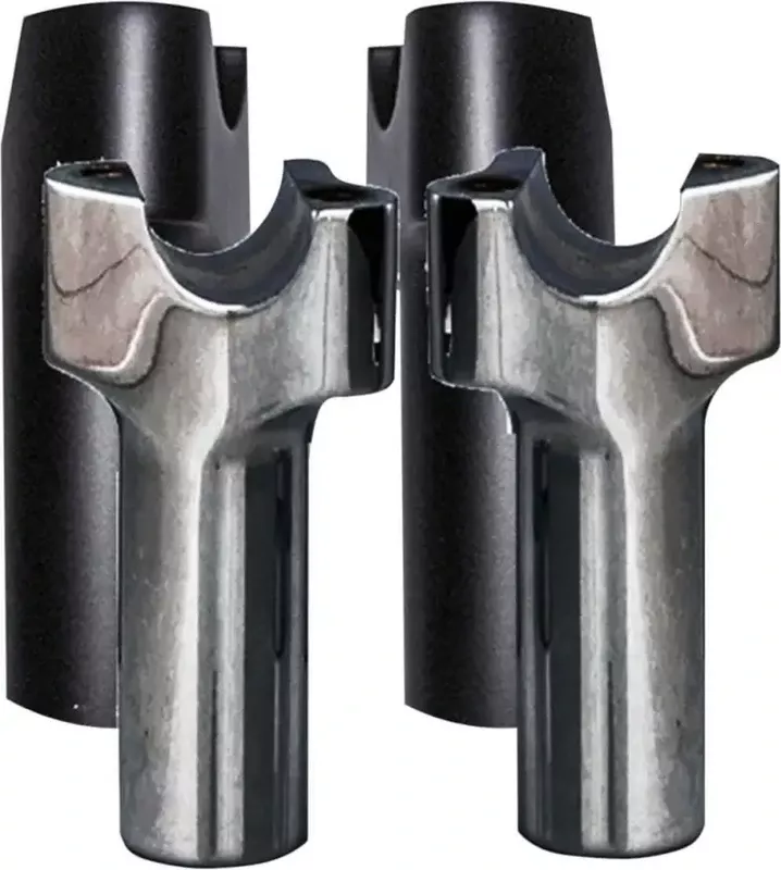 Chubby 3.5 ” Straight Risers Black
