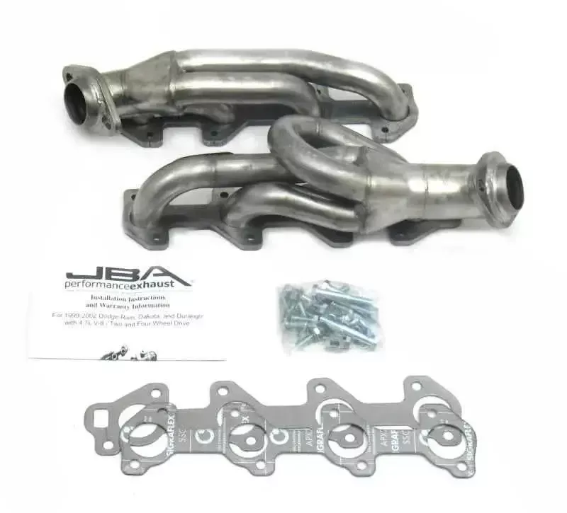 JBA 04-07 Dodge Dakota 4.7L PowerTech 1-1/2in Primary Raw 409SS Cat4Ward Header