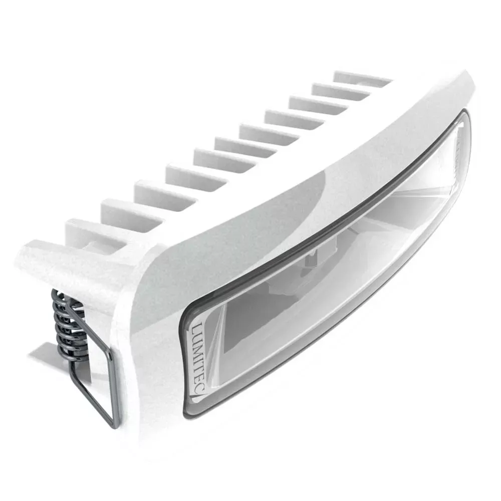 Lumitec Capri3 Spreader Light – White/Red Dimming – White Housing 101722
