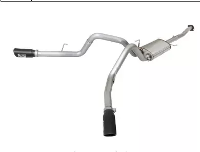 MACH Force-Xp 3 IN 409 Stainless Steel Cat-Back Exhaust System w/Black Tip