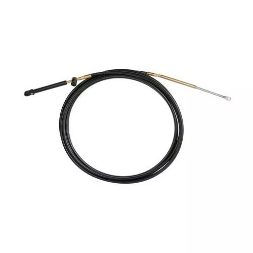 SEASTAR Marine Engine Control Cable; 15' Length; Black; Stainless Steel - CCX18915