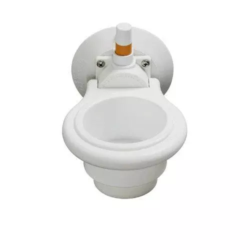 SeaSucker Cup Holder - Vertical Surface Mount; White - MC5314W