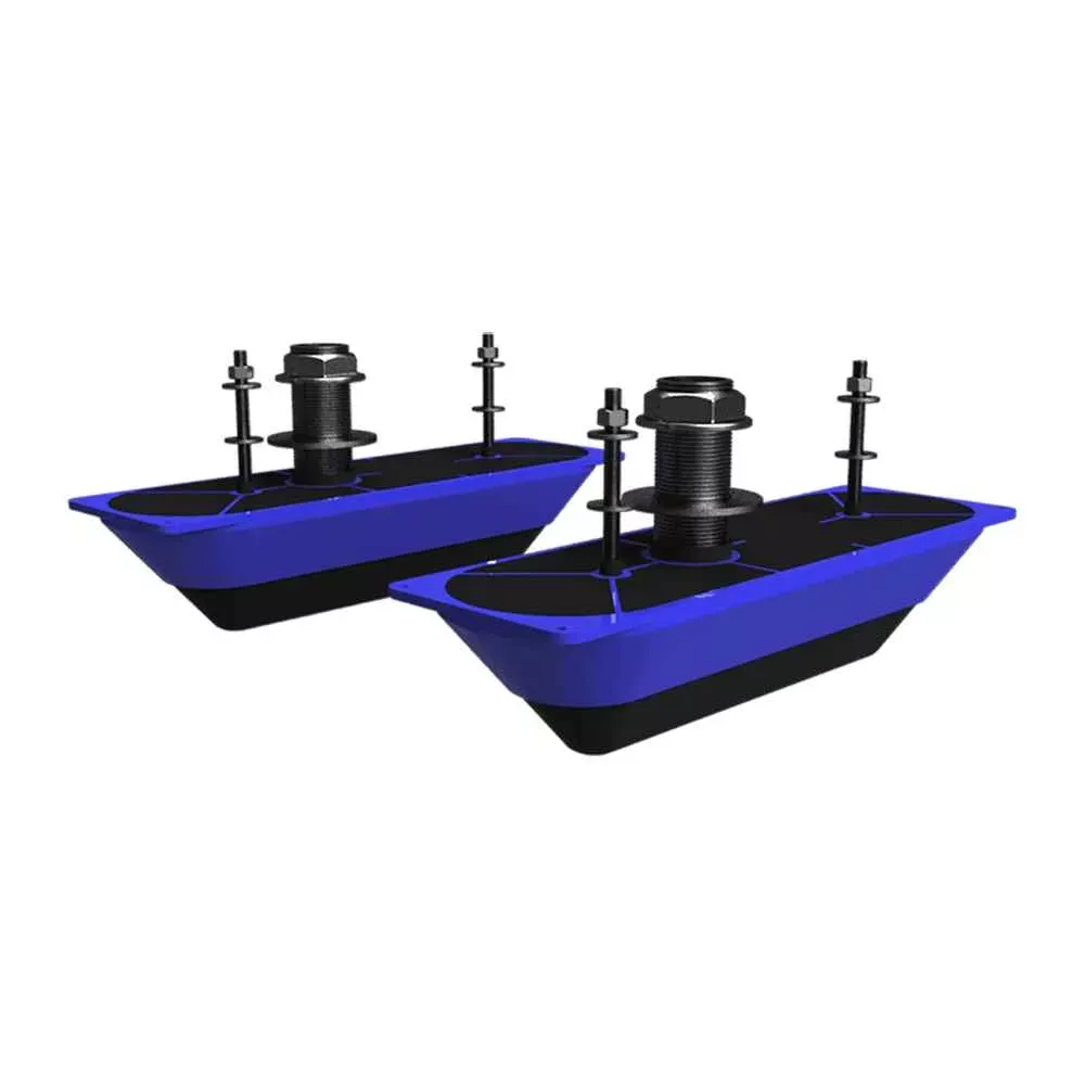 StructureScan 3D Stainless Steel Thru-Hull Transducer – Pair