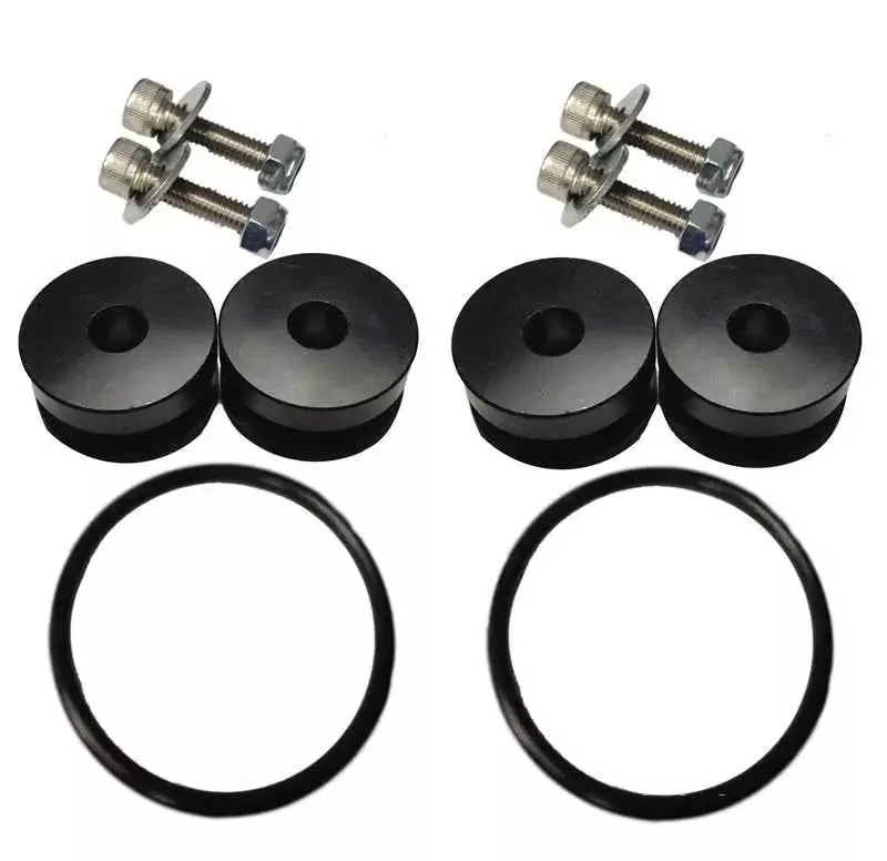 Torque Solution Billet Bumper Quick Release Kit (Black): Universal