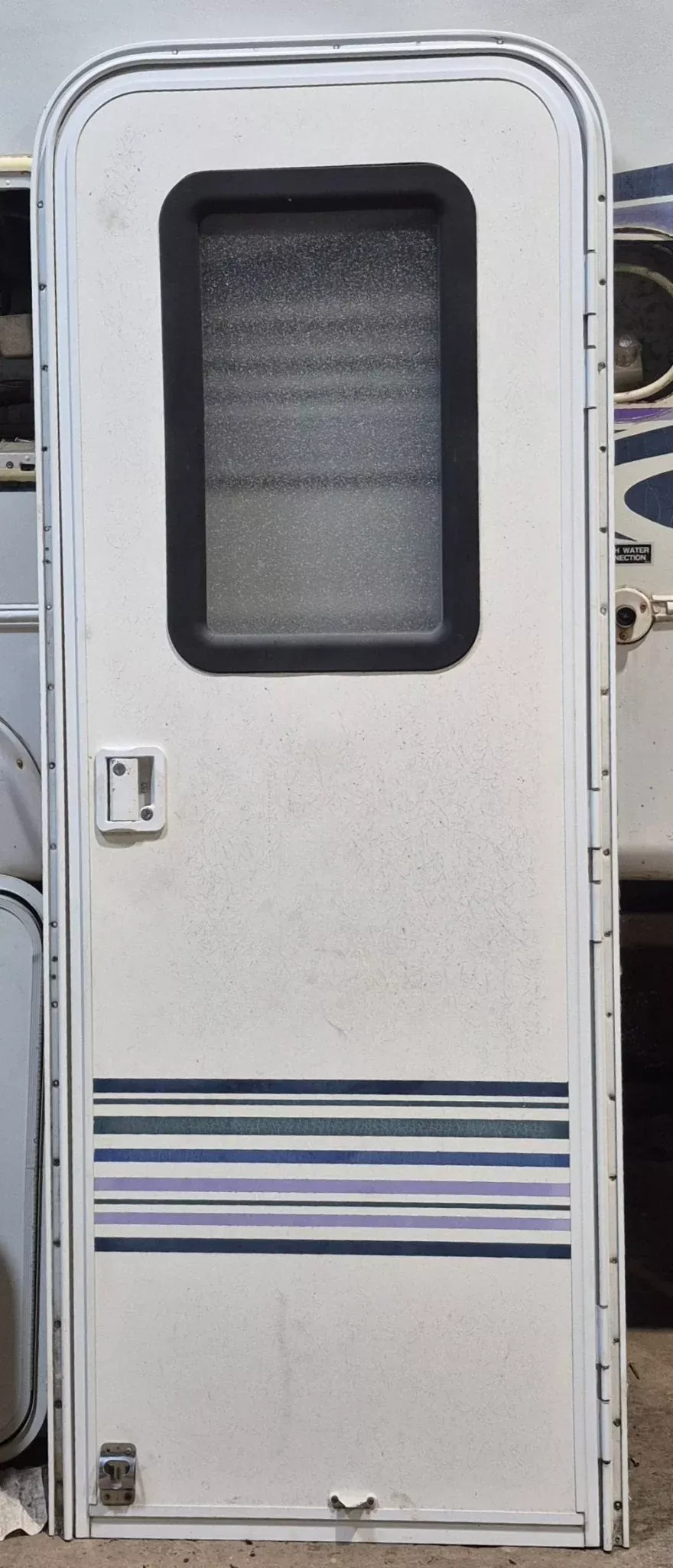 Used RV Radius Entry Door 25 5/8" W x 71 7/8" H